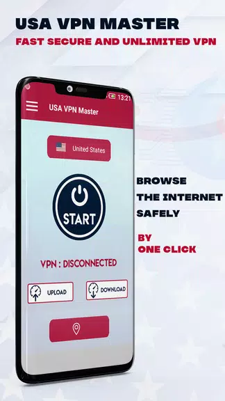 USA VPN -Fast Secure VPN Proxy Screenshot1