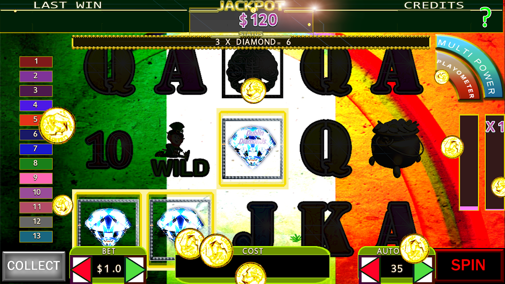 Dublin Diamonds Irish Slots Screenshot4