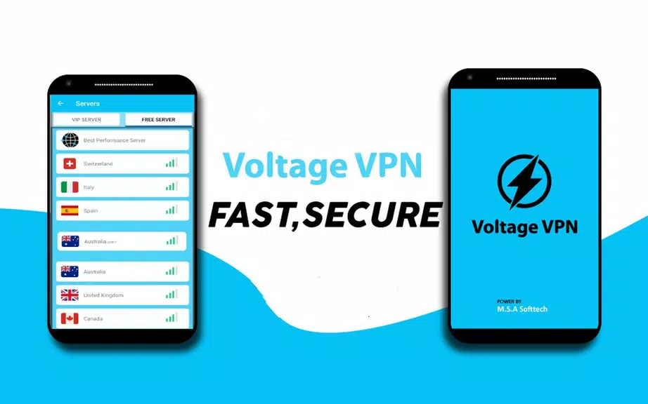 Voltage VPN: Fast Server & Secure VPN Screenshot2