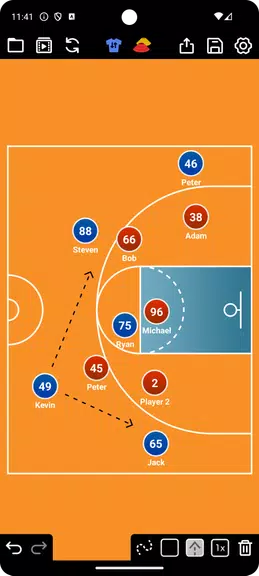 Coach Tactic Board: Basketball Screenshot3