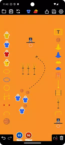 Coach Tactic Board: Basketball Screenshot2