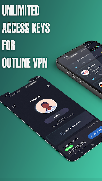 VPN Access Keys for Outline Screenshot3