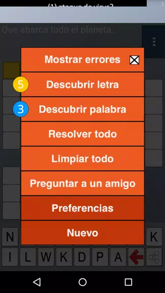 CrossWords Spanish Screenshot2