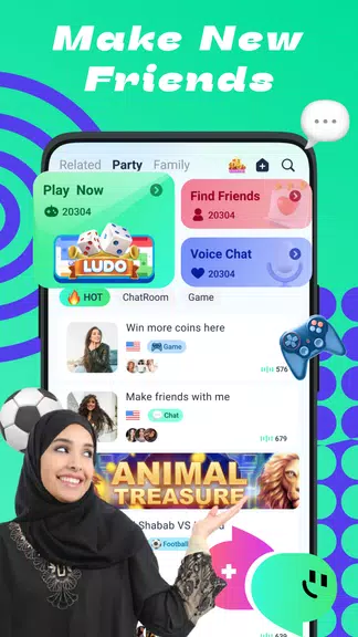 GOGO-Chat room&ludo games Screenshot1