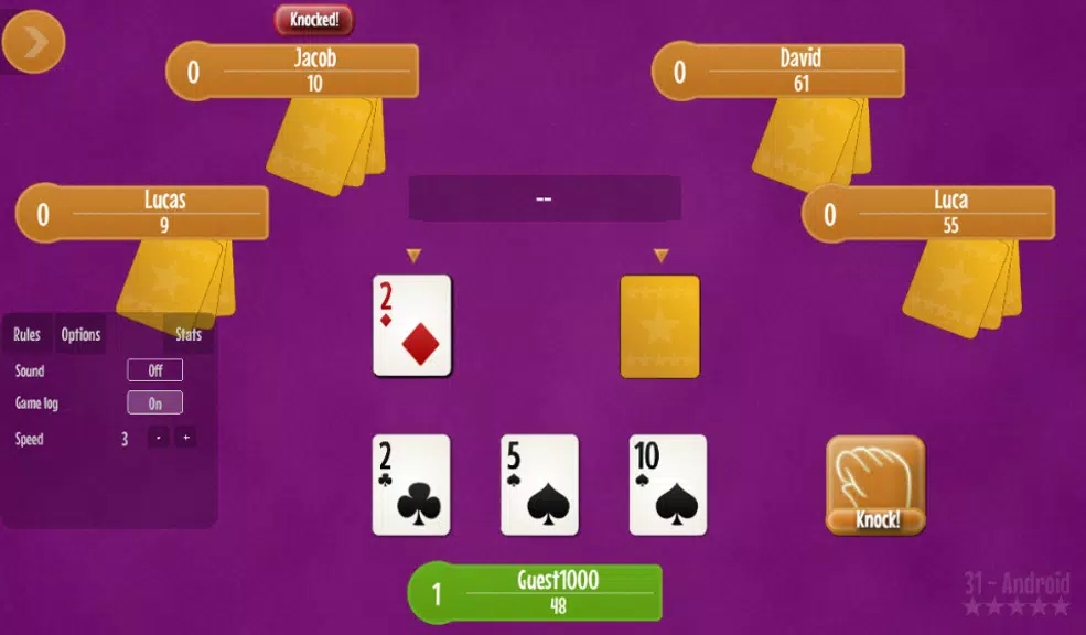 Thirty one - 31 card game. Screenshot3