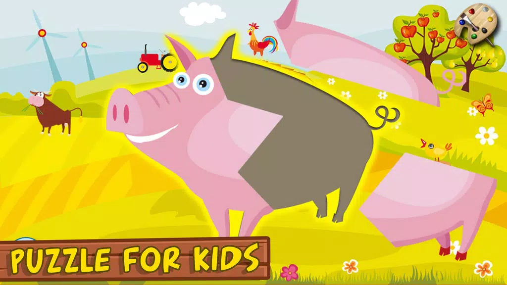 Farm Animals Puzzles Games 2+ Screenshot1