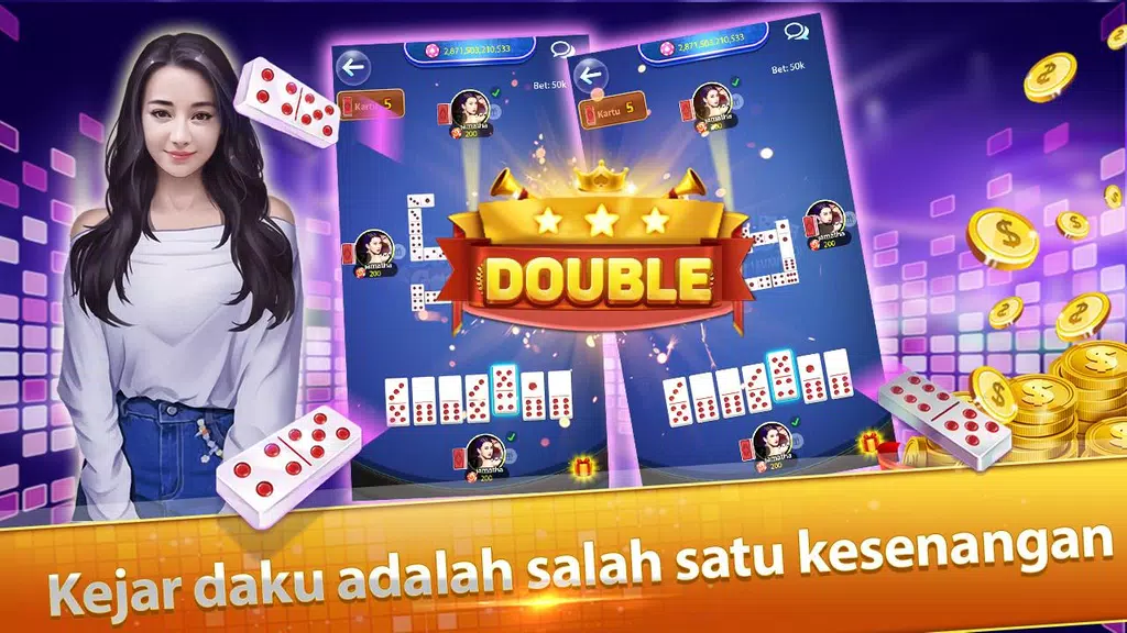 Gaple Online - Domino Kartu Bet Dan Remi Pro Screenshot1