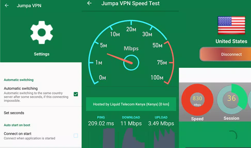 Jumpa FREE VPN - Stay Safe, Access Anything Screenshot3