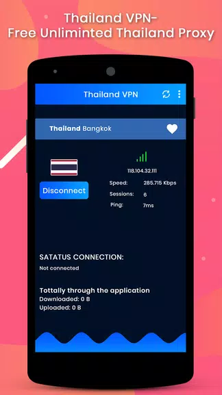 Thailand VPN-Free Unlimited Thailand Proxy Screenshot1