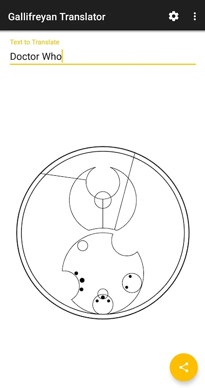 Gallifreyan Translator Screenshot1