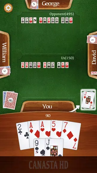 Canasta HD - Rummy Card Game Screenshot4