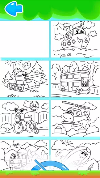 Transport coloring pages Screenshot4