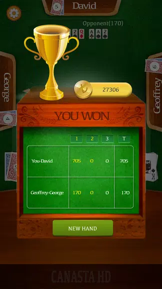 Canasta HD - Rummy Card Game Screenshot3