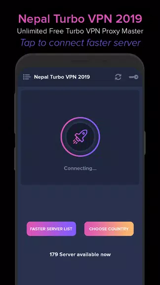 Nepal VPN 2019 - Unlimited Free VPN Proxy Master Screenshot2