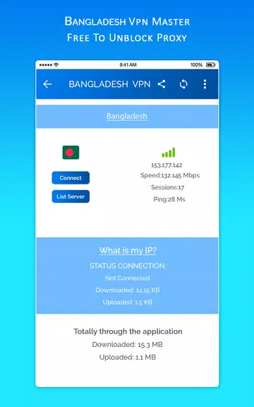 Bangladesh VPN MASTER - Free To Unblock Proxy Screenshot2