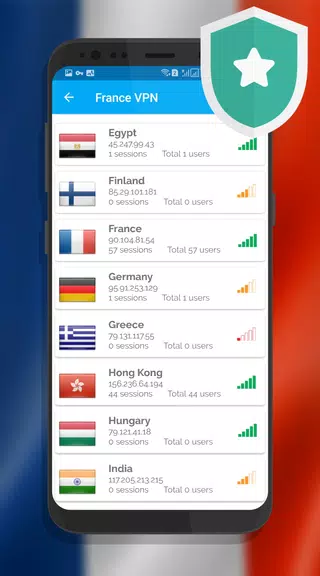 France VPN - Unlimited, Free Screenshot4