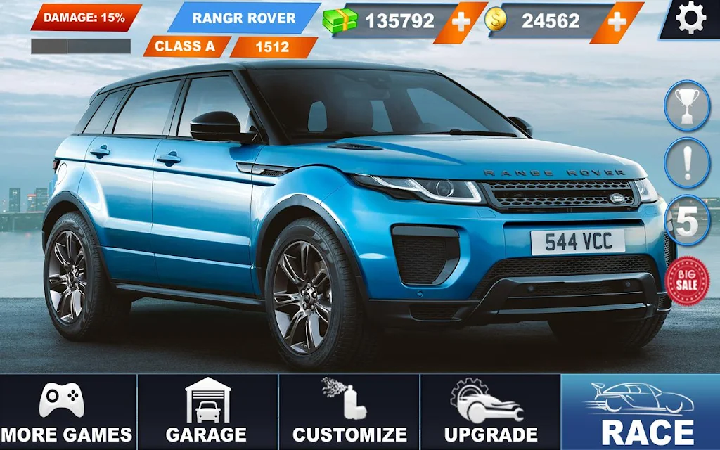 Range Rover City Driving: lx crazy car stunts Screenshot1