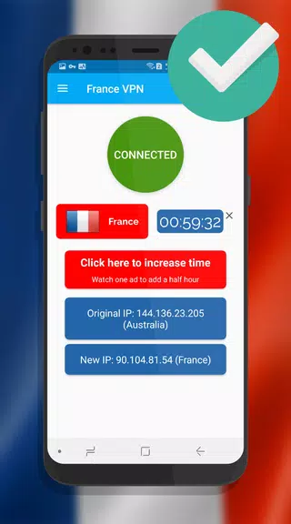 France VPN - Unlimited, Free Screenshot2