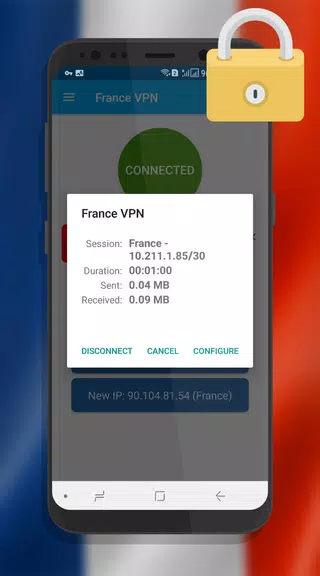 France VPN - Unlimited, Free Screenshot3