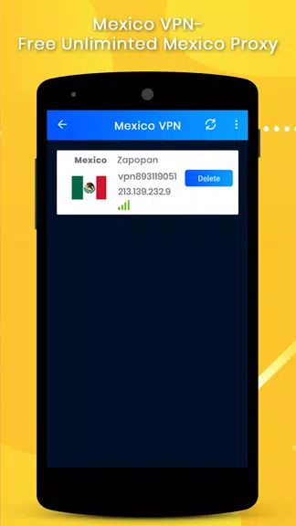 Mexico VPN-Free Unlimited Mexico Proxy Screenshot3