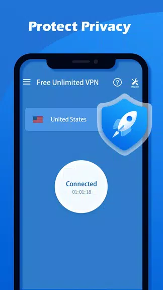 Free Unlimited VPN - Fast Security VPN Screenshot1