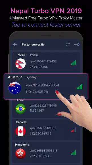 Nepal VPN 2019 - Unlimited Free VPN Proxy Master Screenshot3