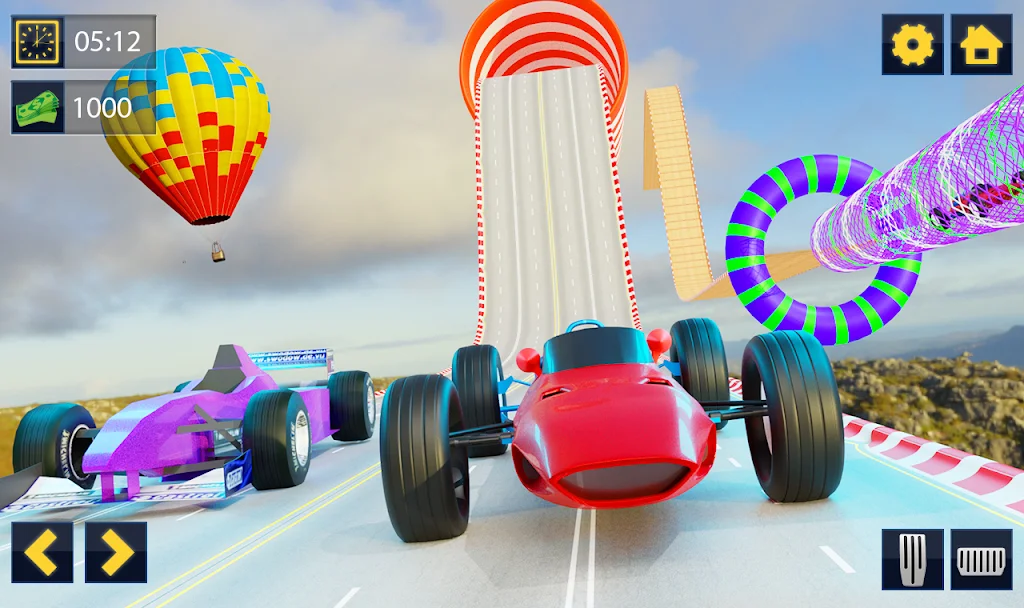 Impossible Formula Car Racing Stunt New Free Games Screenshot3