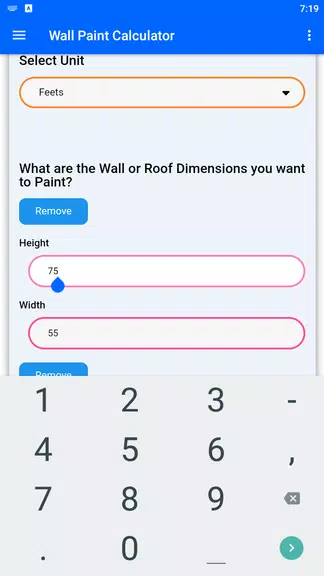 Wall Paint Calculator Screenshot2