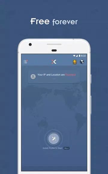 X-VPN - Free VPN Proxy Screenshot1