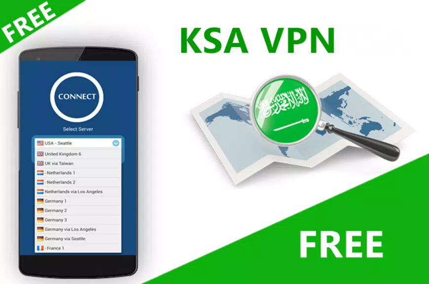 KSA VPN - Free & Unlimited Screenshot1