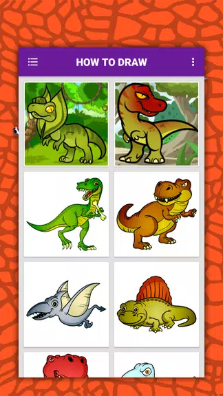 How to draw cute dinosaurs ste Screenshot2