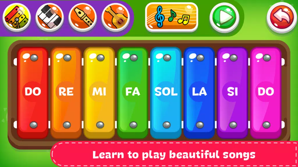 Learn Music & Songs Xylophone Screenshot1