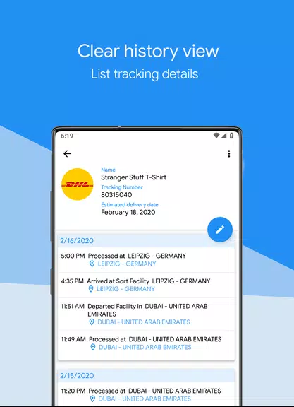 Packages Tracker Screenshot3