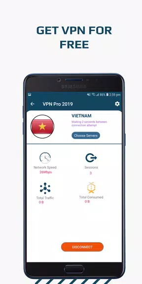 VPN Shield - Secure Unlimited Servers Screenshot2