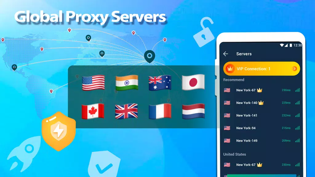 Storm VPN - Proxy Free Fast & Unblock Screenshot3