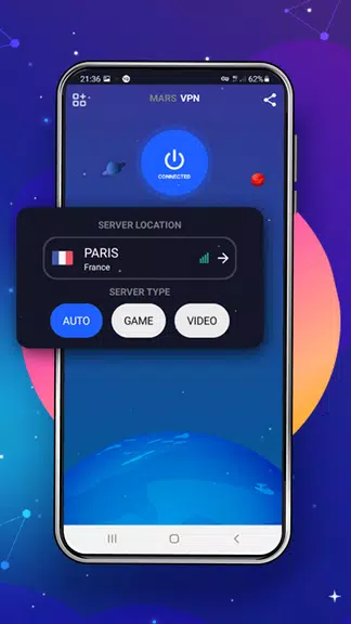 Free VPN Mars VPN: Fast Secure Screenshot3