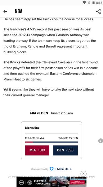 Bleacher Report Screenshot1