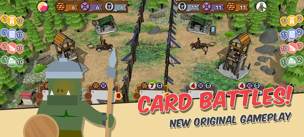 Castle Wars 3D: Card Fight Screenshot3