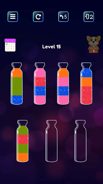 Soda Sort: Water Color Puzzle Mod Screenshot3