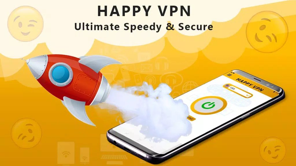 Happy Free VPN – Unlimited Open & Pure VPN Client Screenshot2