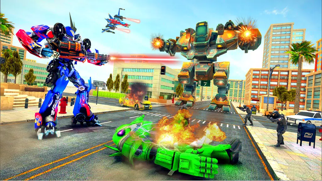 Truck Robot Transform Game Screenshot2