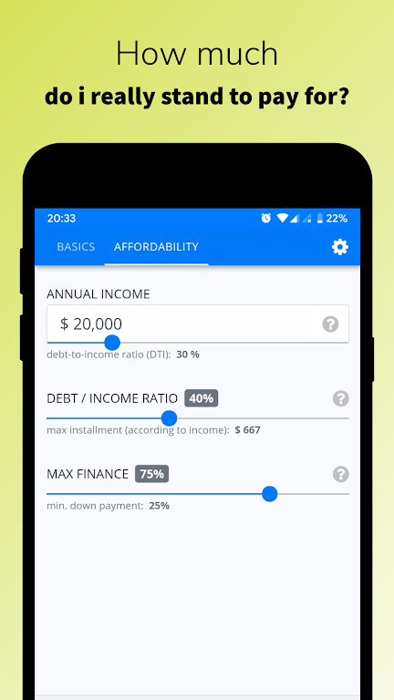 Loaner | Mortgage calculator Screenshot2