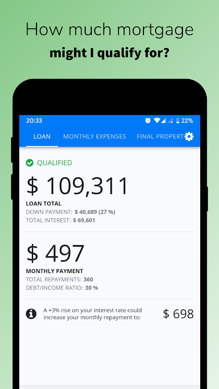 Loaner | Mortgage calculator Screenshot4