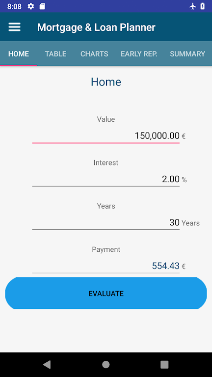 Mortgage & Loan Planner Screenshot1