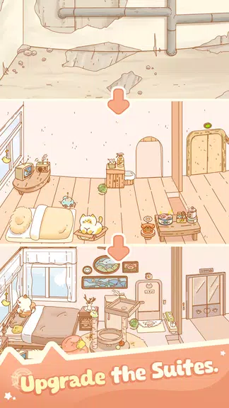 Idle Cat Hotel - Cozy Game Screenshot3