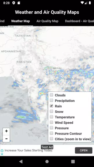 Weather and Air Quality Maps Screenshot4