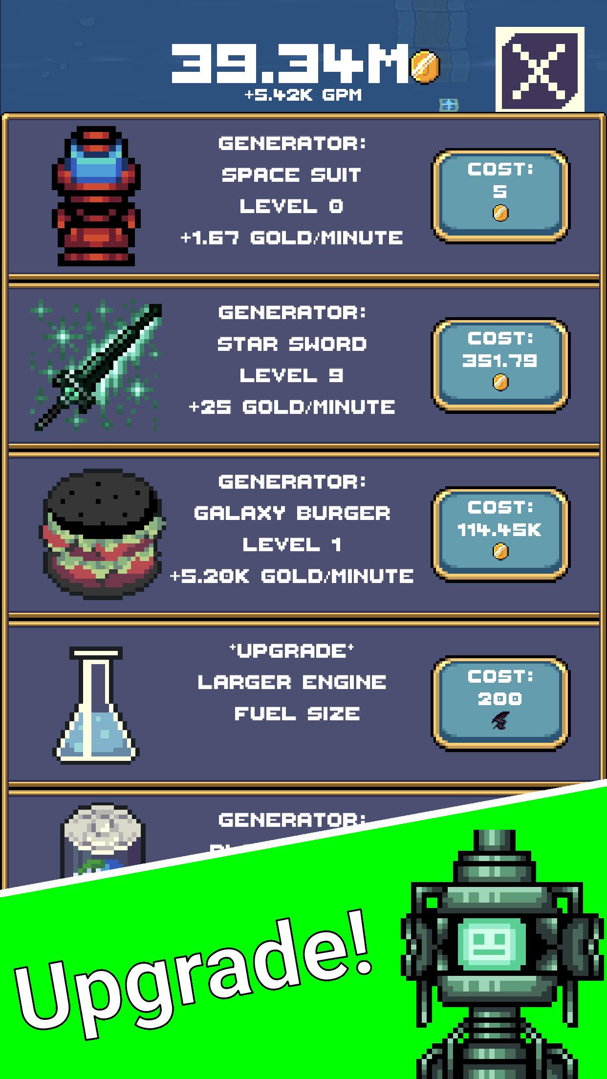 Idle Space Force Retro Clicker Screenshot6