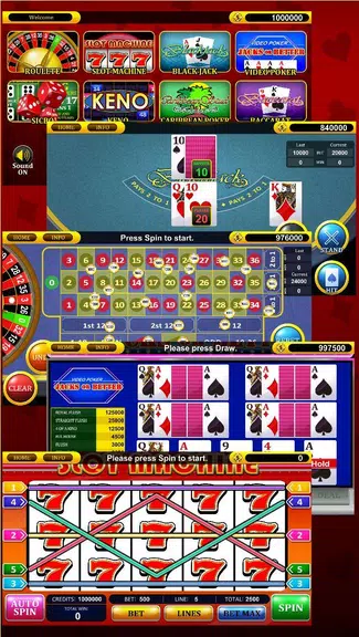 Roulette Slot Poker Keno Bingo Screenshot1