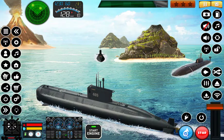 Submarine Navy Warships battle Screenshot3