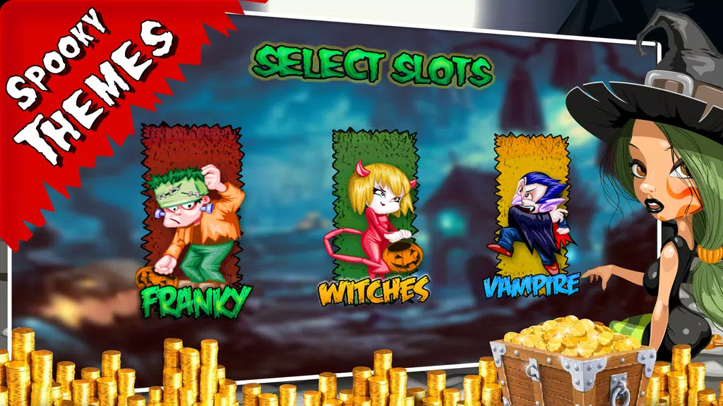 Spooky Halloween Slots Pokies Screenshot2